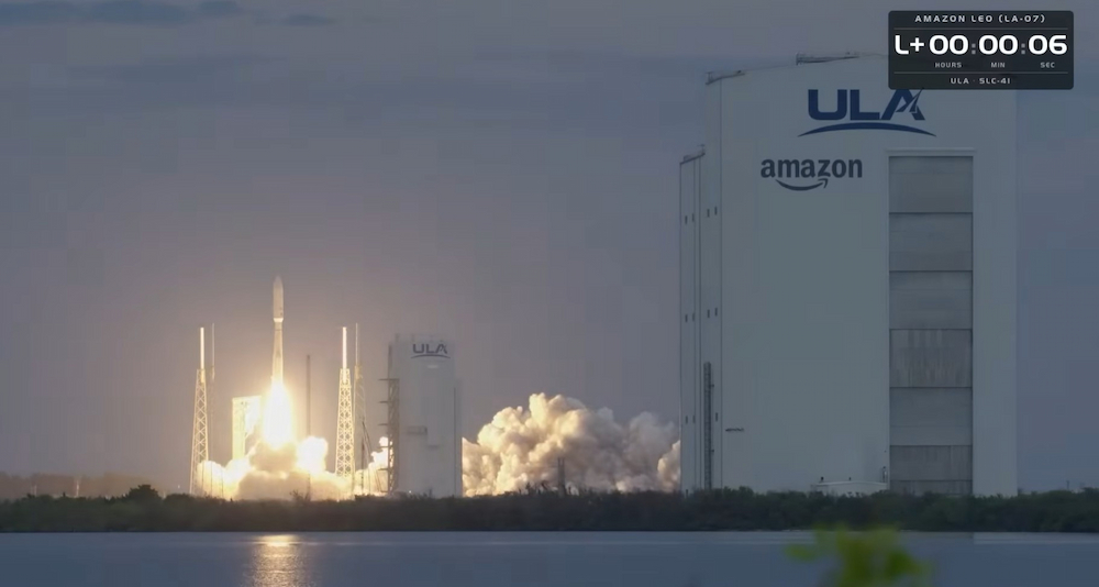 Start 29 amazon leo satelit z ULA atlas 5